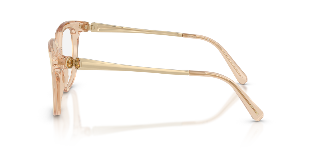 Prescription glasses swarovski sk2059 1092 marron square femenino size 53mm - Detailed view