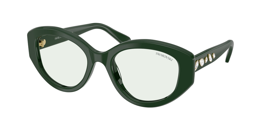 Óculos de sol swarovski sk6005 1026m1 verde irregular femenino tamanho 53mm - Vista principal