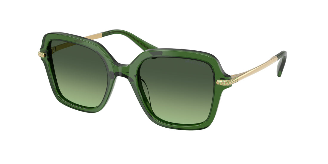 Óculos de sol swarovski sk6040 10812a verde irregular femenino tamanho 50mm - Vista principal