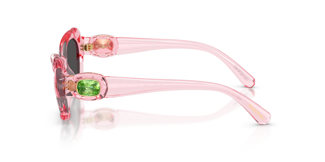 Sunglasses swarovski sk6050 108887 rosa cat eye femenino size 52mm - Detailed view