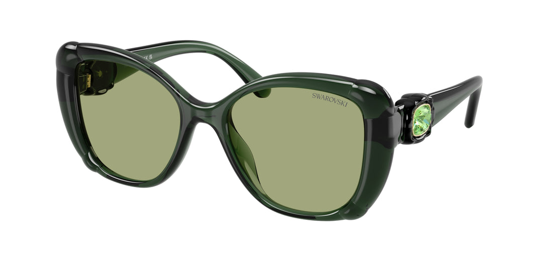 Óculos de sol swarovski sk6051u 104382 verde butterfly femenino tamanho 53mm - Vista principal