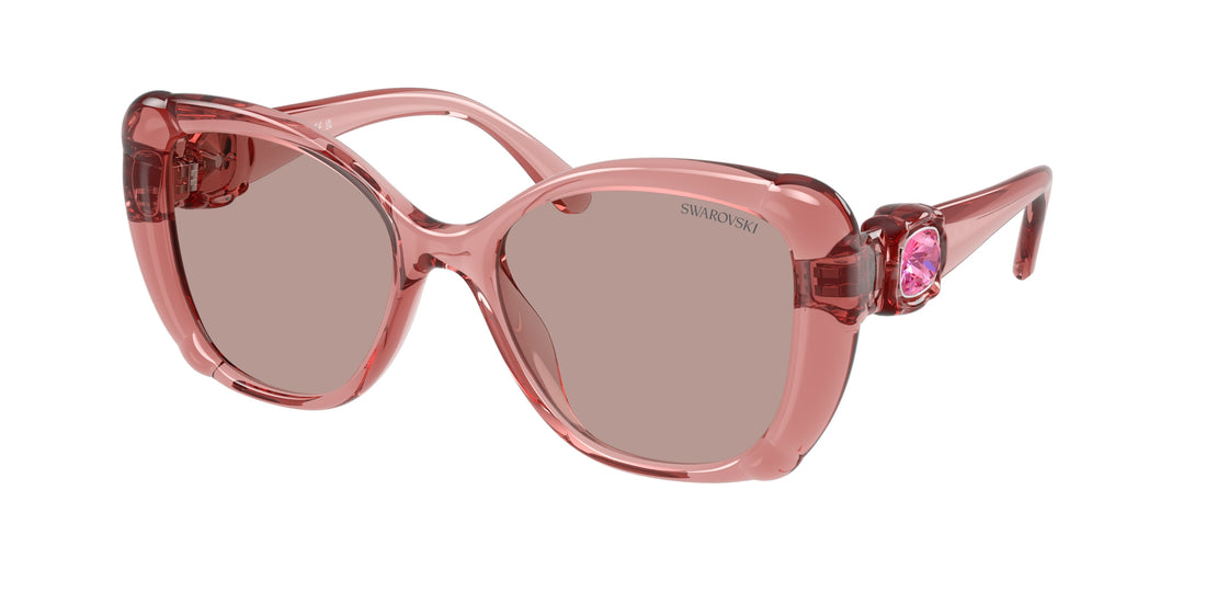 Óculos de sol swarovski sk6051u 30017n rosa butterfly femenino tamanho 53mm - Vista principal