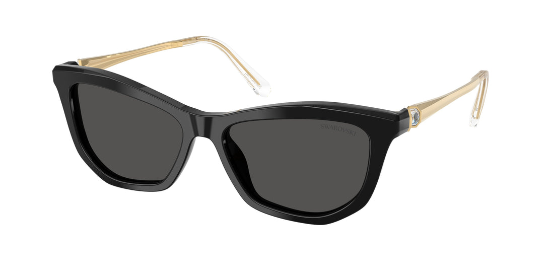 Occhiali da sole swarovski sk6057 100187 negro cat eye femenino taglia 56mm - Vista principale