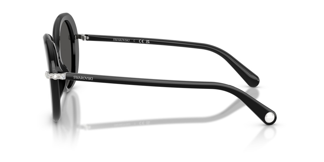 Sonnenbrillen swarovski sk6059 103887 negro butterfly femenino größe 55mm - Detailansicht