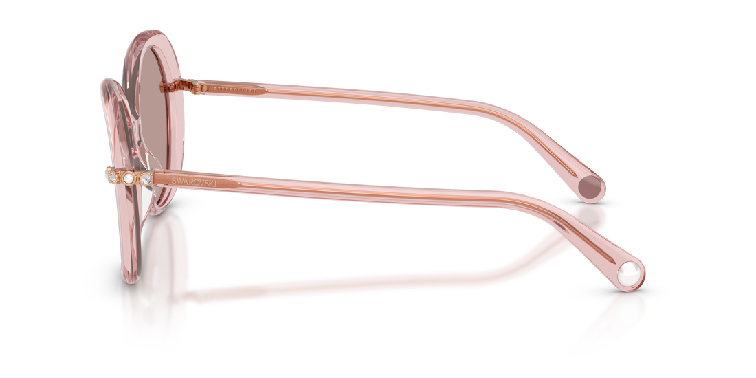 Occhiali da sole swarovski sk6059 10977n rosa butterfly femenino taglia 55mm - Vista dettagliata