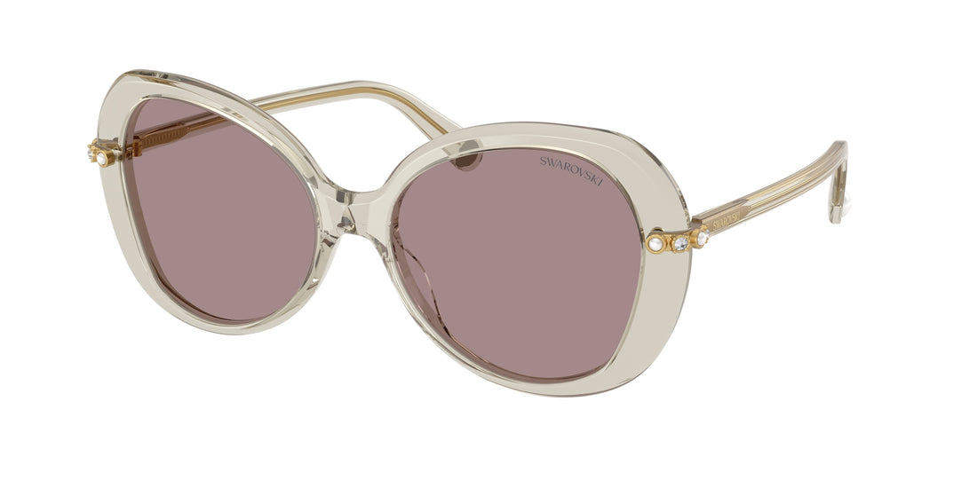 Occhiali da sole swarovski sk6059 3003la marron butterfly femenino taglia 55mm - Vista principale