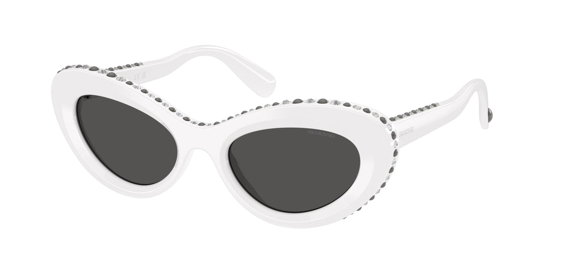 Occhiali da sole swarovski sk6061u 105087 blanco cat eye femenino taglia 51mm - Vista principale