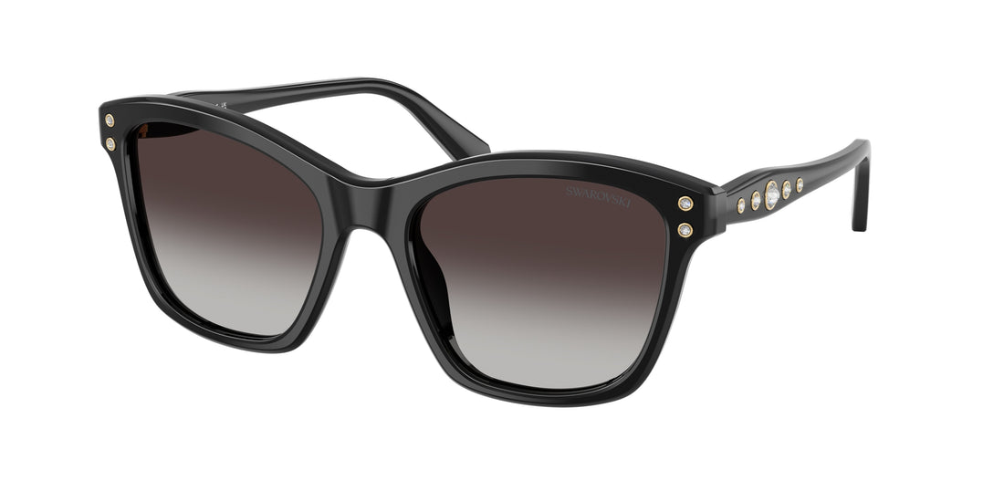 Óculos de sol swarovski sk6063 10018g negro square femenino tamanho 54mm - Vista principal