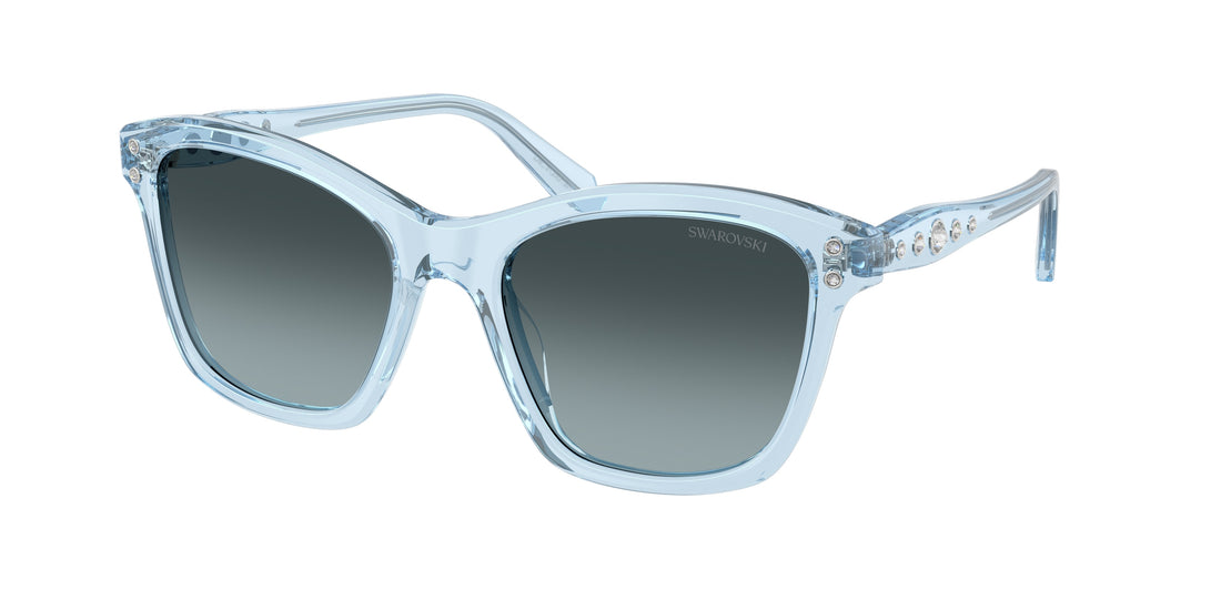 Óculos de sol swarovski sk6063 1078v1 azul square femenino tamanho 54mm - Vista principal