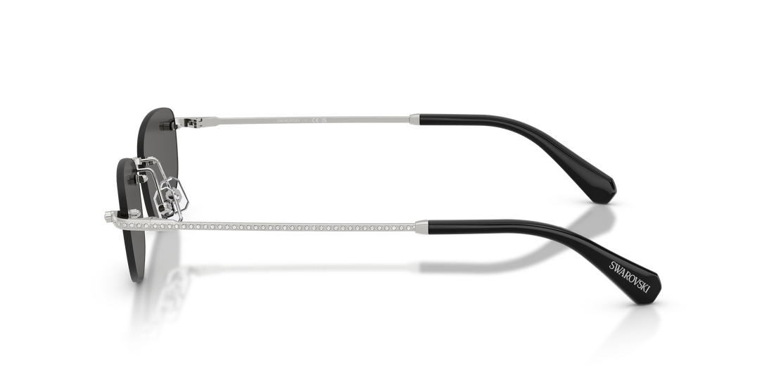 Sonnenbrillen swarovski sk7045d 400187 plateado irregular femenino größe 57mm - Detailansicht