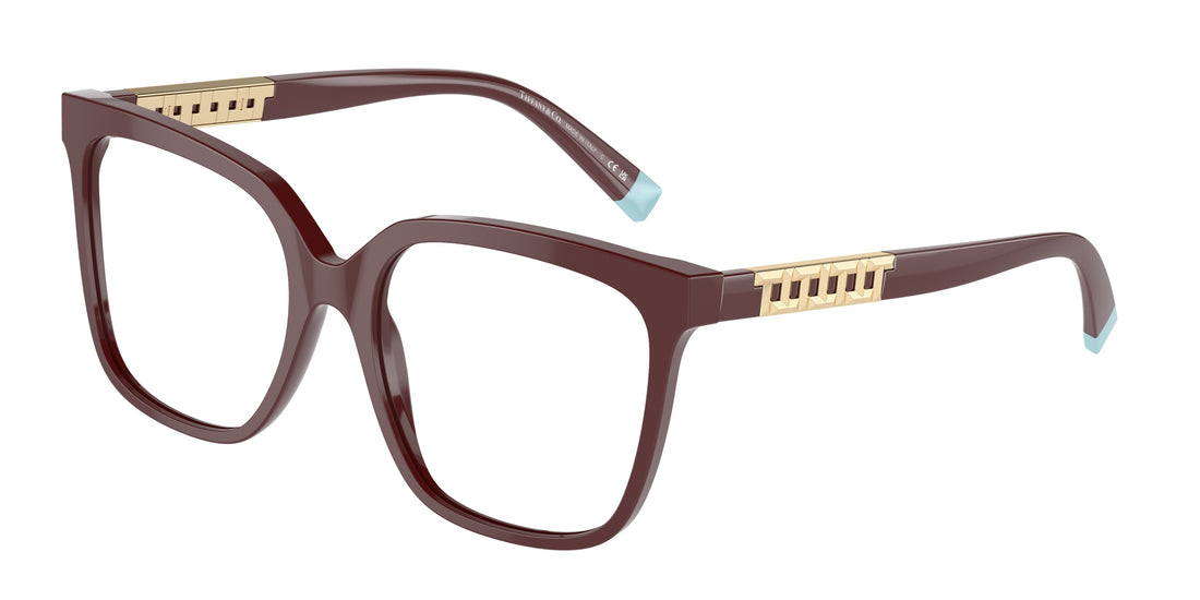 Brillen tiffany tf2227 8353 rojo square femenino größe 52mm - Hauptansicht