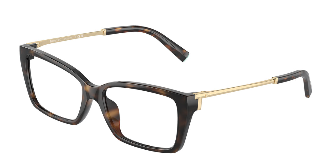 Brillen tiffany tf2239u 8015 havana rectangular femenino größe 54mm - Hauptansicht