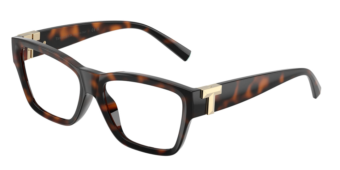 Brillen tiffany tf2285u 8015 havana rectangular femenino größe 53mm - Hauptansicht