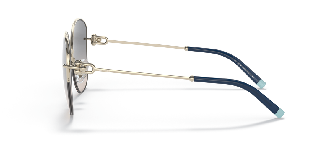 Lunettes de soleil tiffany tf3082 61691u dorado rectangular femenino taille 58mm - Vue détaillée