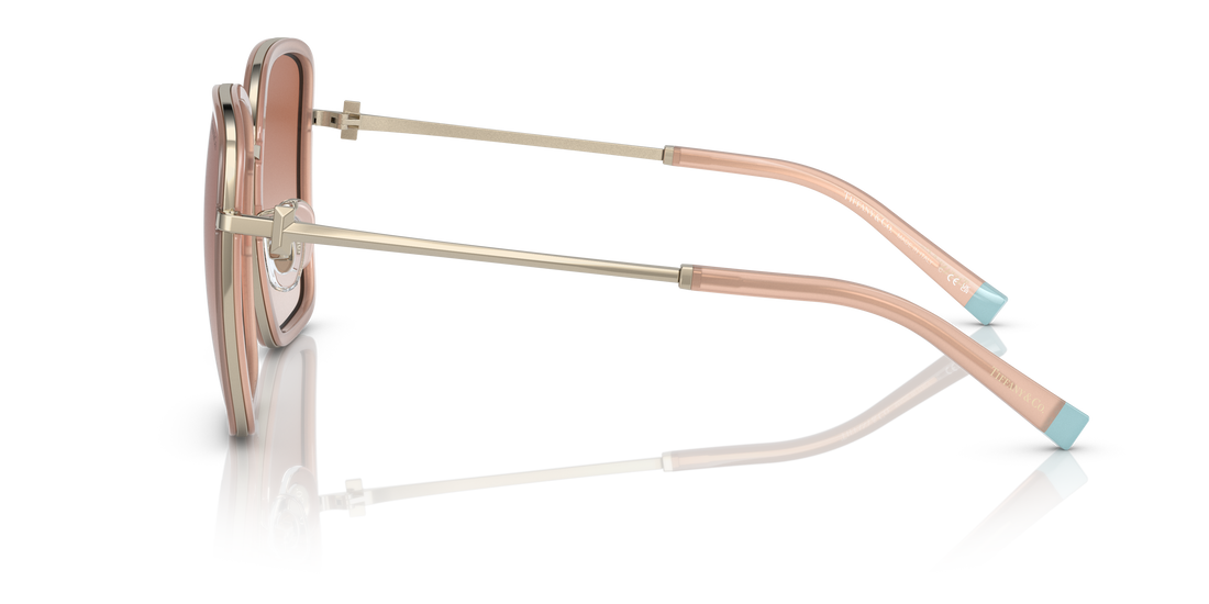 Lunettes de soleil tiffany tf3087d 602113 rosa square femenino taille 59mm - Vue détaillée