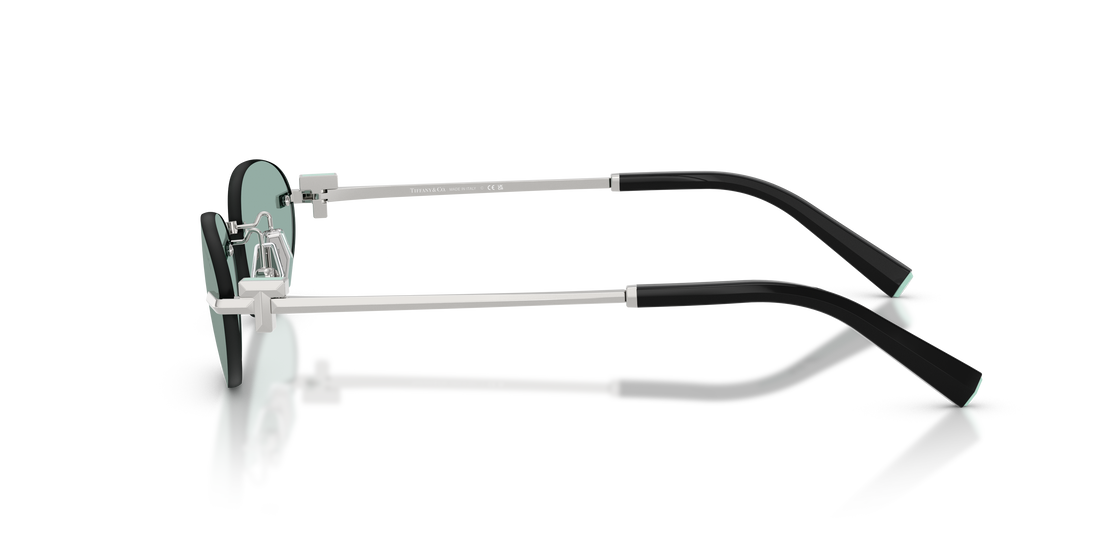 Lunettes de soleil tiffany tf3119d 600165 plateado oval unisex taille 56mm - Vue détaillée