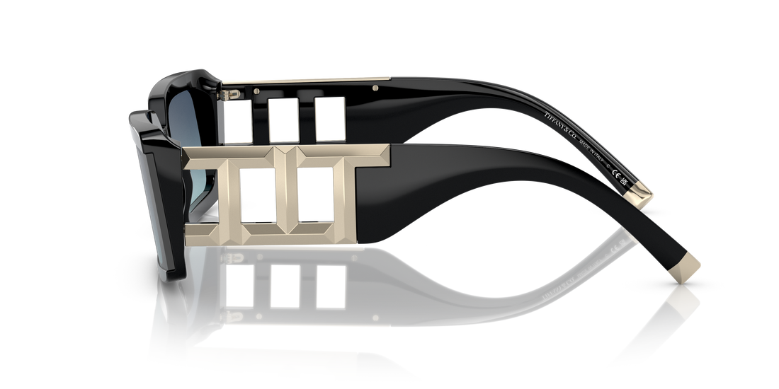 Occhiali da sole tiffany tf4197 80019s negro rectangular . taglia 62mm - Vista dettagliata