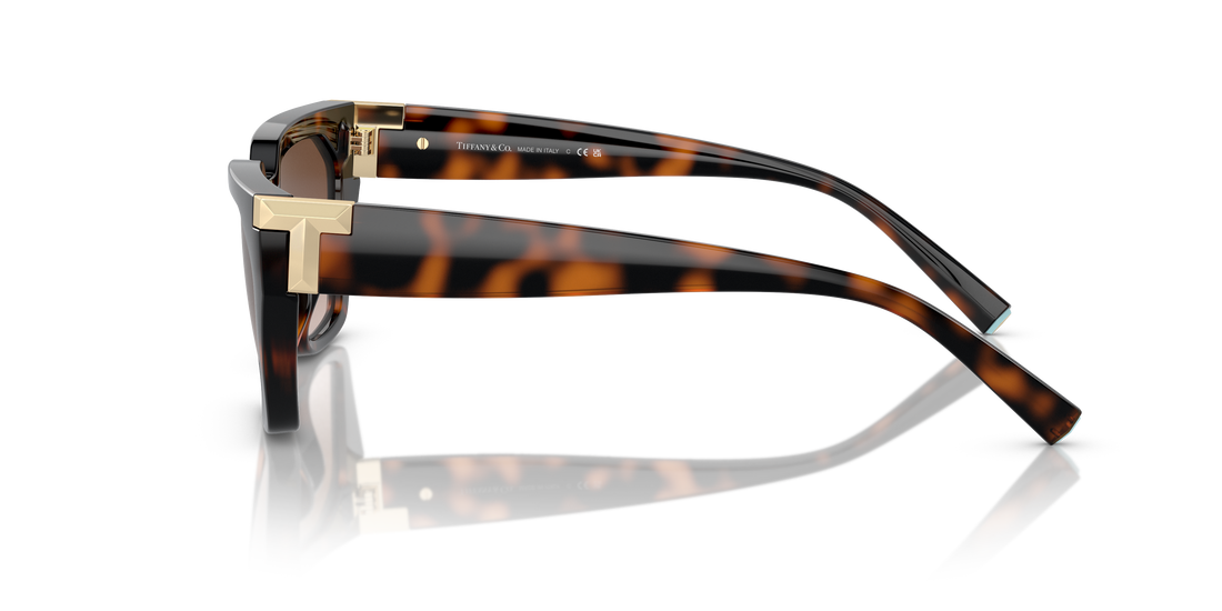 Occhiali da sole tiffany tf4205u 80153b havana irregular femenina taglia 56mm - Vista dettagliata