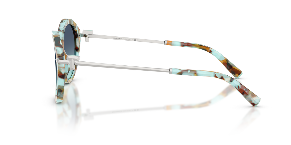 Occhiali da sole tiffany tf4259 84419s havana round femenino taglia 56mm - Vista dettagliata