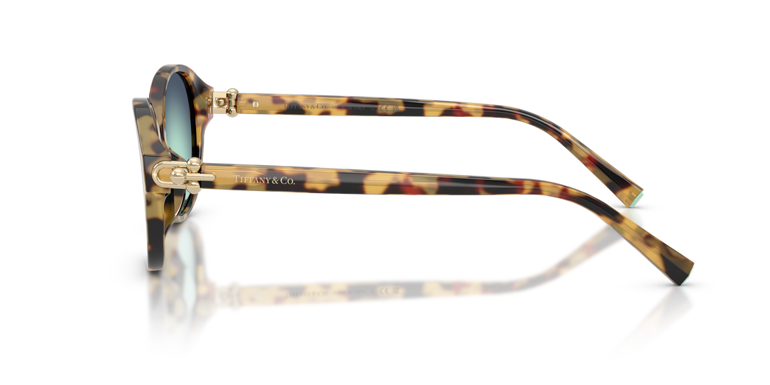 Lunettes de soleil tiffany tf4263d 80649s havana round femenina taille 54mm - Vue détaillée