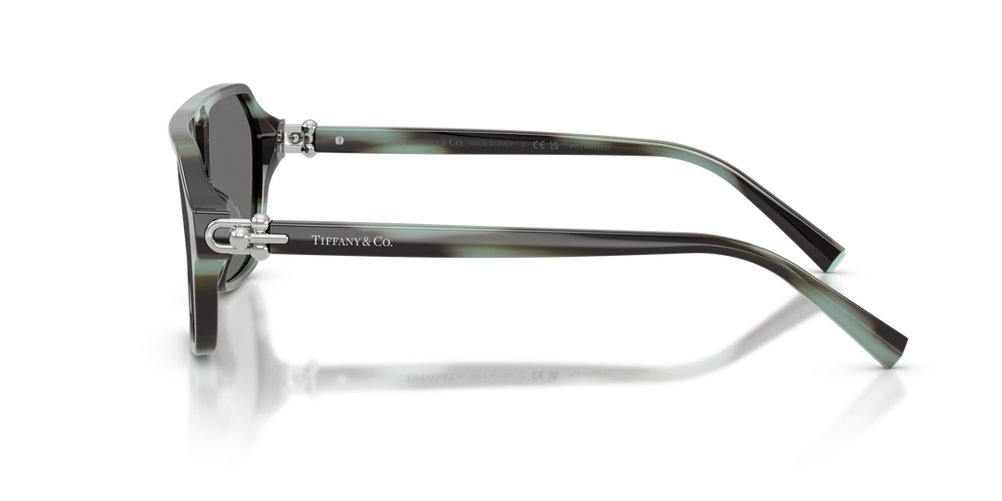 Lunettes de soleil tiffany tf4264u 844381 havana square femenina taille 58mm - Vue détaillée