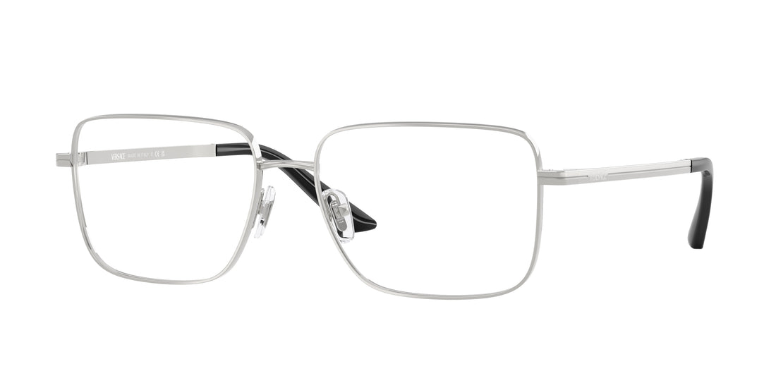 Occhiali da vista versace ve1311 1001 plateado pillow masculino taglia 57mm - Vista principale