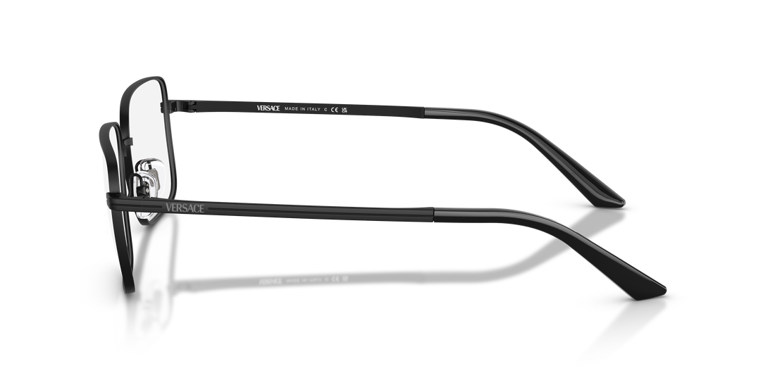 Óculos graduados versace ve1311 1261 negro pillow masculino tamanho 55mm - Vista de detalhe