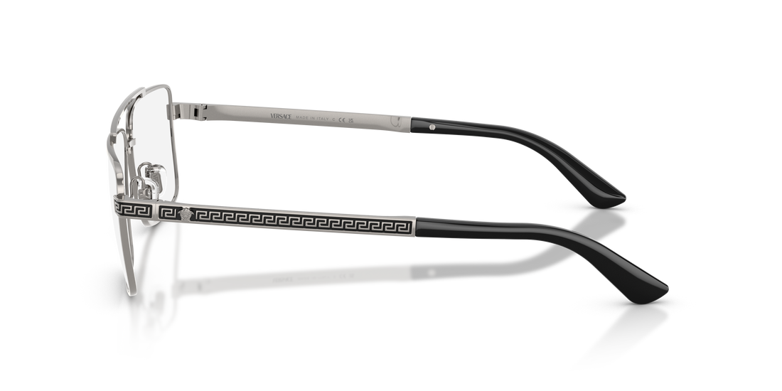 Brillen versace ve1315 1001 gris rectangular masculino größe 56mm - Detailansicht