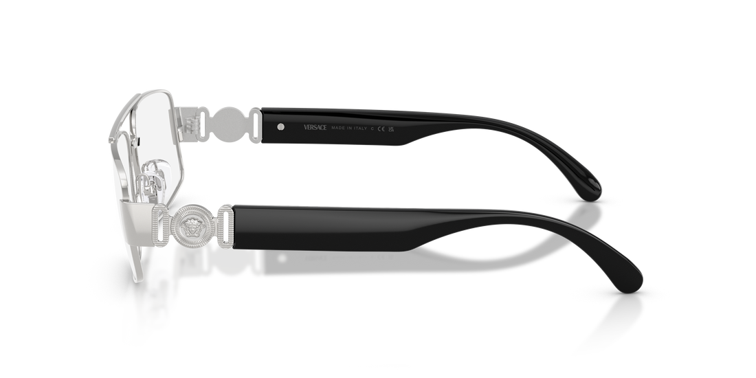 Brillen versace ve1317 1000 plateado rectangular masculino größe 58mm - Detailansicht