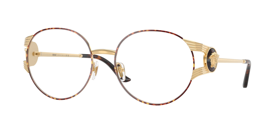 Óculos graduados versace ve1320 1525 round masculino tamanho 57mm - Vista principal