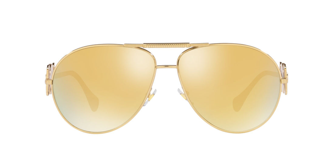 Okulary przeciwsłoneczne versace ve2249 10027p unisex rozmiar 65mm - Widok szczegółowy