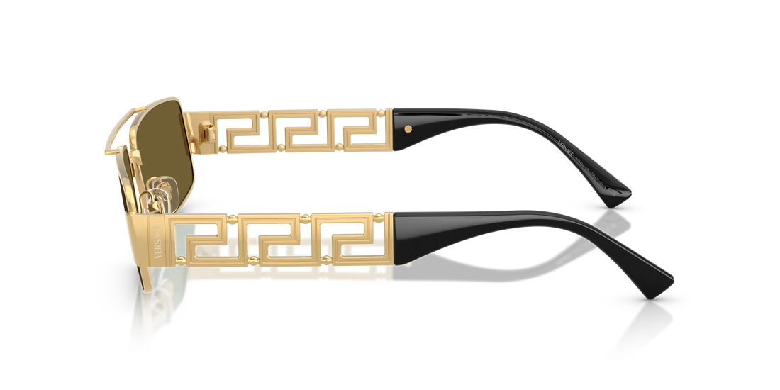 Occhiali da sole versace ve2257 100273 dorado rectangular masculino taglia 60mm - Vista dettagliata