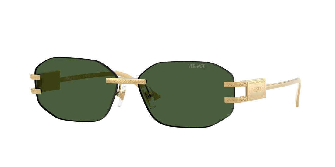 Sunglasses versace ve2274 100271 dorado irregular femenino size 58mm - Main view