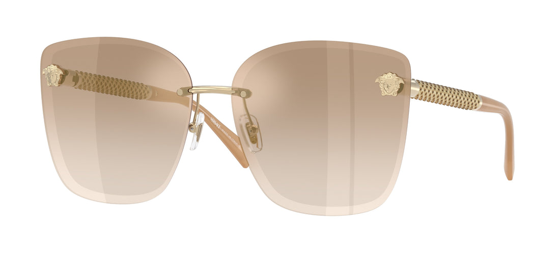 Sunglasses versace ve2292b 12625a dorado cat eye femenino size 64mm - Main view