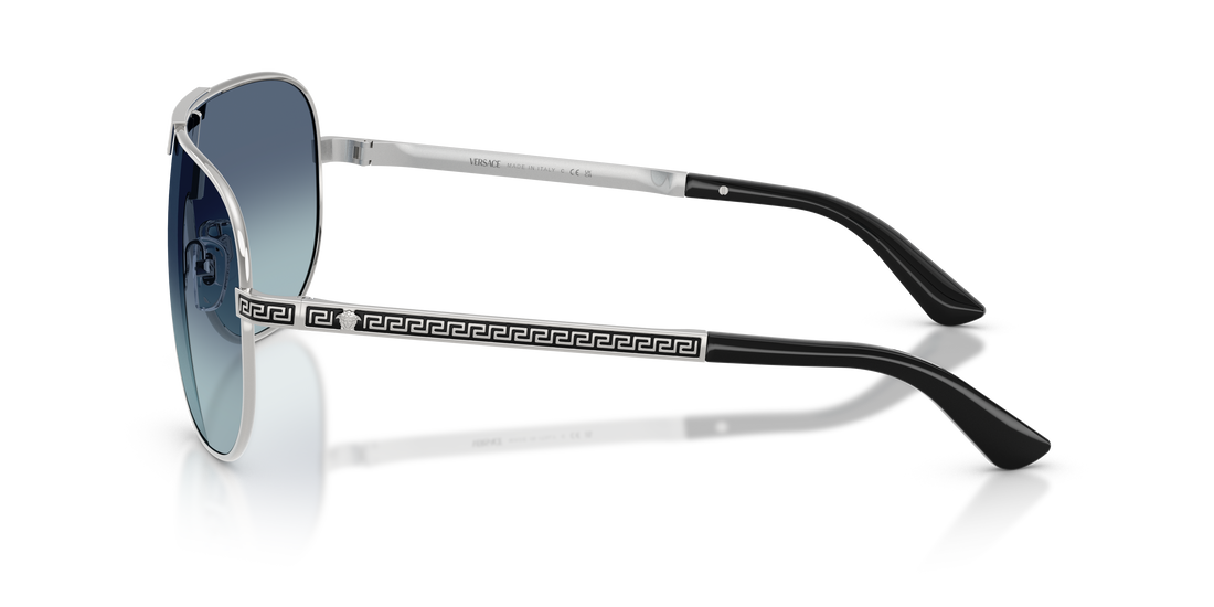 Sonnenbrillen versace ve2293 100019 plateado irregular masculino größe 40mm - Detailansicht