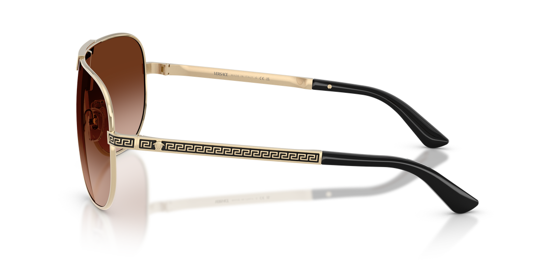 Sonnenbrillen versace ve2293 125213 dorado irregular masculino größe 40mm - Detailansicht