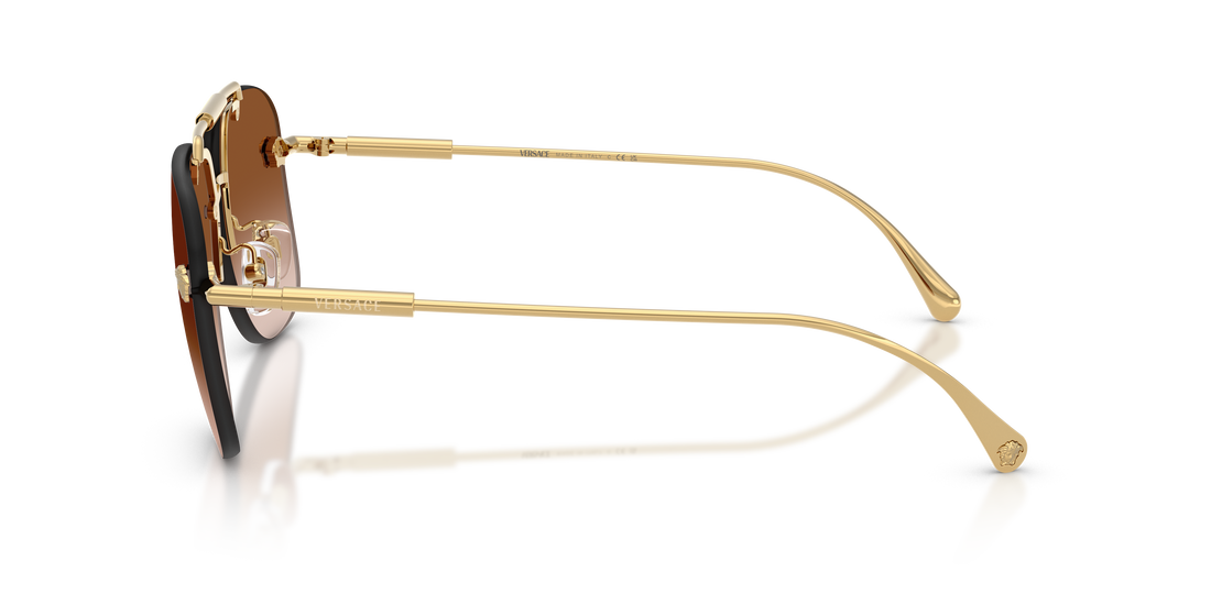 Occhiali da sole versace ve2296 100213 dorado square femenino taglia 60mm - Vista dettagliata