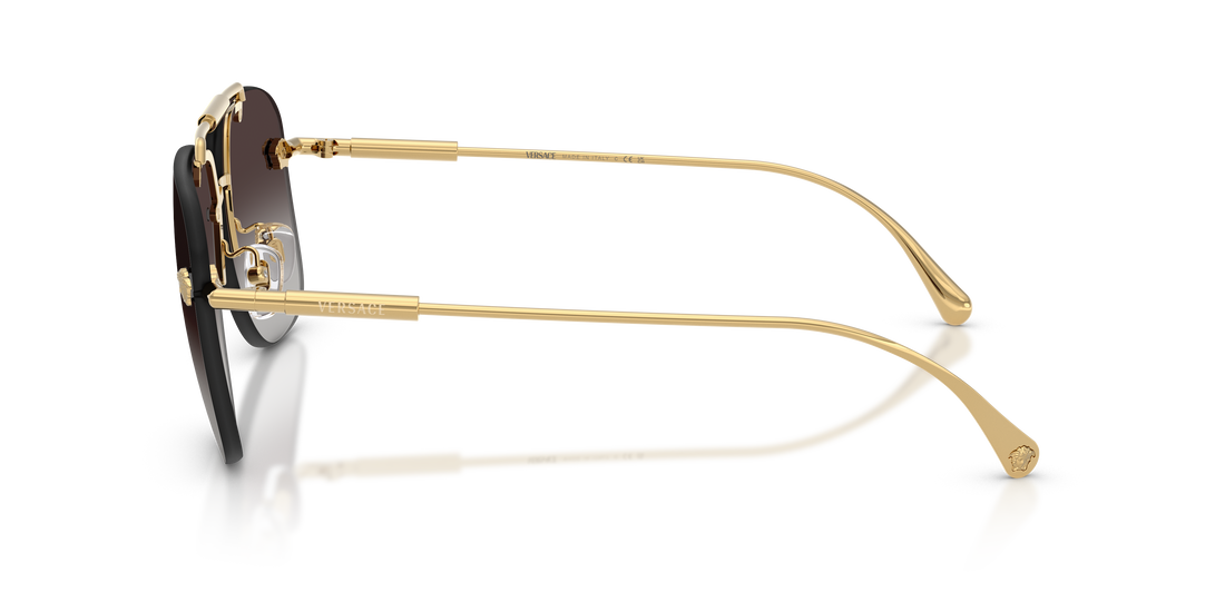 Occhiali da sole versace ve2296 100284 dorado square femenino taglia 60mm - Vista dettagliata