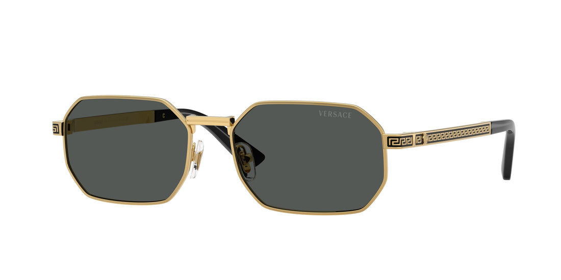 Occhiali da sole versace ve2297 100287 dorado rectangular masculino taglia 54mm - Vista principale
