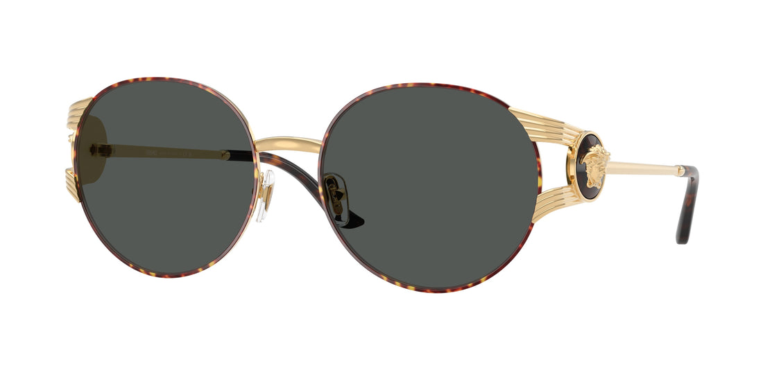 Occhiali da sole versace ve2303 152587 oro round femenino taglia 54mm - Vista principale