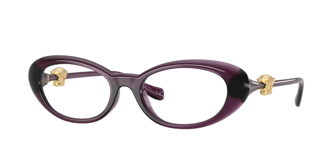 Occhiali da vista versace ve3381u 5536 violeta oval femenino taglia 52mm - Vista principale