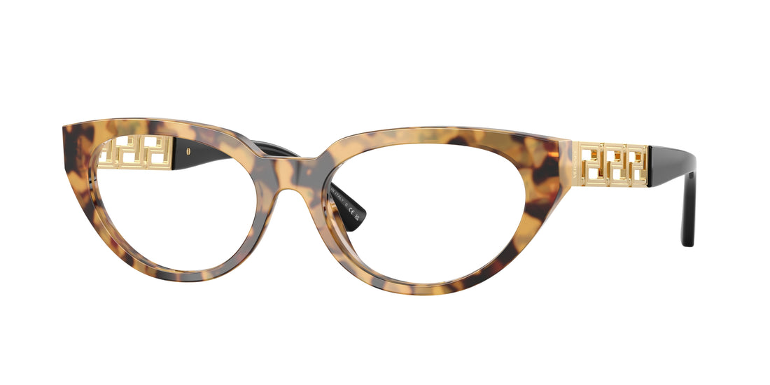 Occhiali da vista versace ve3383 777 havana cat eye femenino taglia 54mm - Vista principale