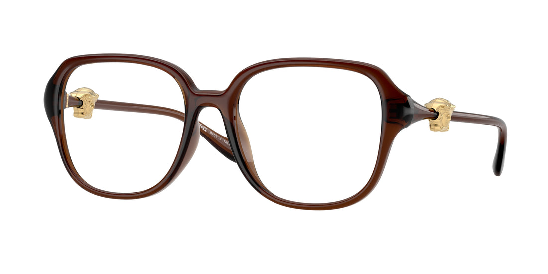 Occhiali da vista versace ve3386d 5534 marron square femenino taglia 55mm - Vista principale