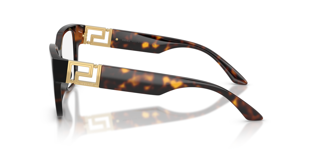 Brillen versace ve3387u 108 havana square femenino größe 52mm - Detailansicht