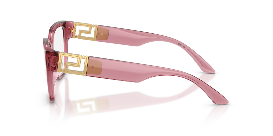 Brillen versace ve3387u 5234 rosa square femenino größe 52mm - Detailansicht
