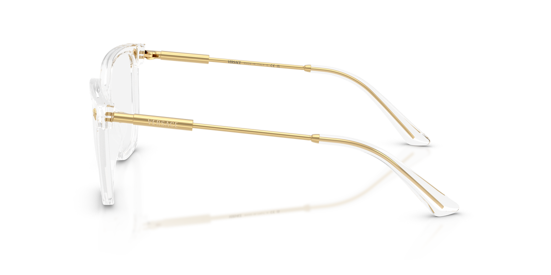 Brillen versace ve3388u 148 transparente square femenino größe 55mm - Detailansicht