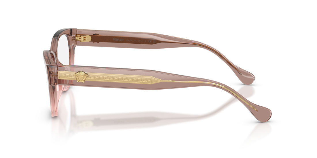 Brillen versace ve3389u 5435 havana cat eye femenino größe 54mm - Detailansicht