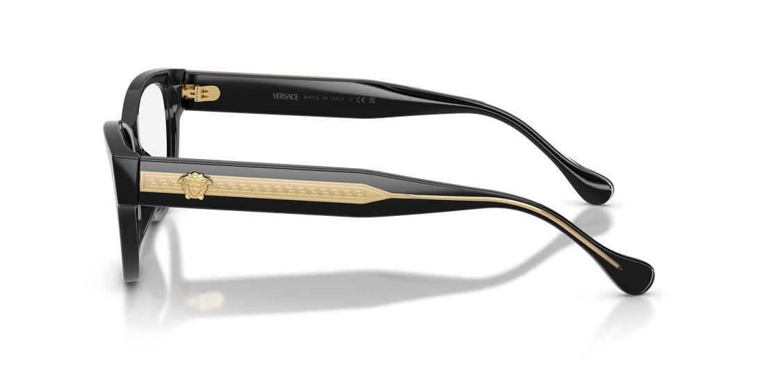 Brillen versace ve3389u gb1 negro cat eye femenino größe 54mm - Detailansicht