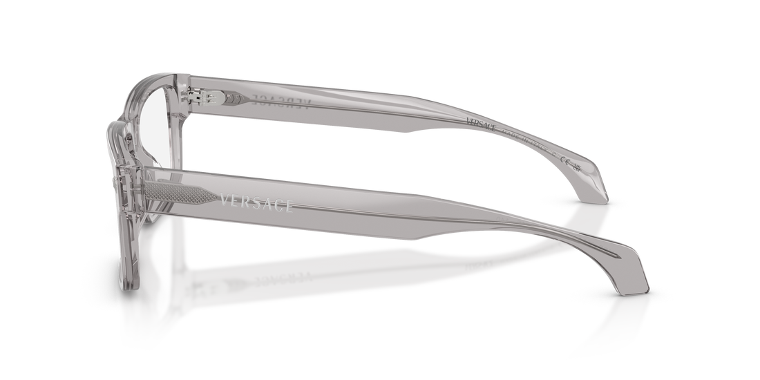 Brillen versace ve3391u 593 gris rectangular masculino größe 54mm - Detailansicht