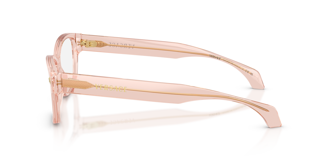 Occhiali da vista versace ve3392 5339 rosa cat eye femenino taglia 54mm - Vista dettagliata